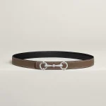 Lady Rider belt buckle & Reversible leather strap 24 mm - Image 2